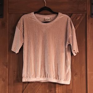 Dantelle Mauve Velvet Shirt